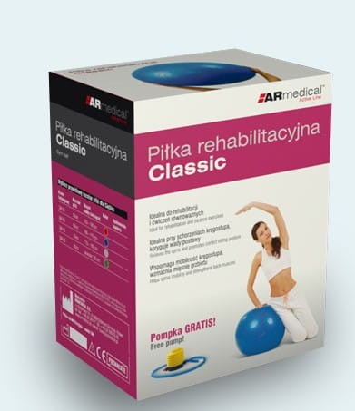 Piłka gimnastyczna ARmedical