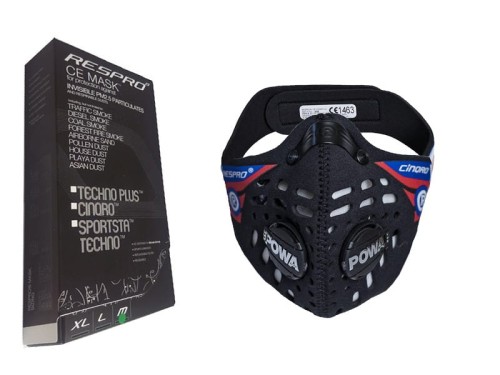 Maska antysmogowa Respro Cinqro Black