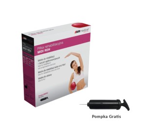 Piłka mała do pilatesu i rehabilitacji średnica 25 cm RLB-25