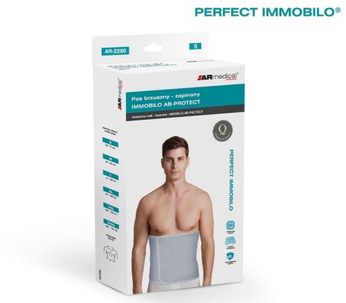 Pas brzuszny AR-2260 szary