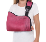 Temblak dziecięcy OMAX różowy siatkowy