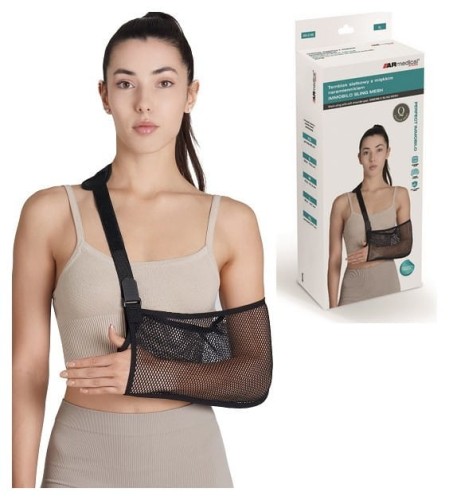 Temblak na rękę siatkowy czarny AR-2199