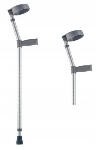 Kule ortopedyczne z  zamkniętą obejmą i miękkim uchwytem