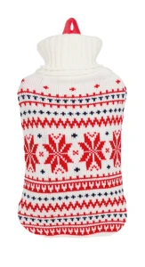 Termofor gumowy w sweterku Sanity w pokrowcu 2 litry