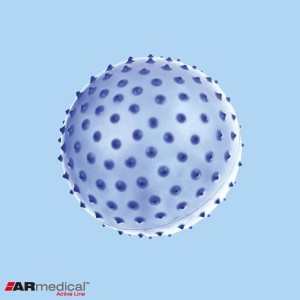 Piłka mała sensoryczna rehabilitacyjna z kolcami  masująca  średnica 20cm TMB-20