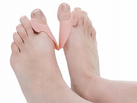 Osłonki i kliny między palce - beżowe