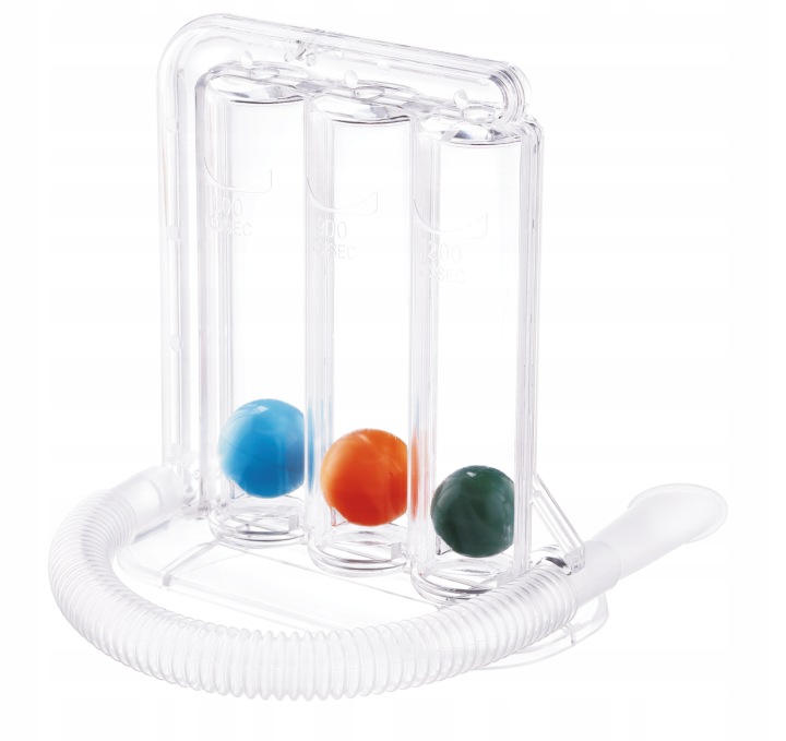 Spirometr trzykulkowy